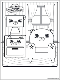 Download or print this amazing coloring page: Happy Meal Shopkins Happy Places Coloring Pages Shopkins Coloring Pages Coloring Pages For Kids And Adults
