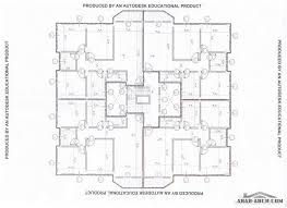 خريطة عمارة 4 شقق مساحه الشقة 100 متر مربع تقريبا Diagram Floor Plans
