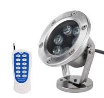 JSN&PC LED Underwater Lights 18W RGB Color Changing with RF Remote  Controller & IP68 Waterproof Joint for Party Swimming Pool Fountain Water  Rockery ...