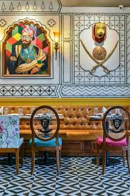 A Restaurant Interior With Essence Of Rajasthan Minnie Bhatt Designs The Architects Diary Restaurant Interior Restaurant Decor Colorful Restaurant
