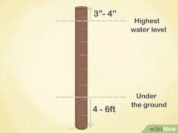 6' x 25' cedar piling dock. How To Install Posts In The Water For A Dock Or Pier 14 Steps