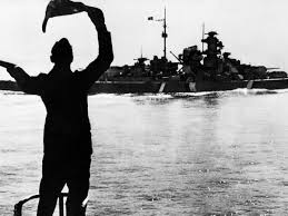german battleship bismarck sinks history