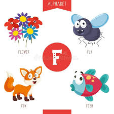Vector Illustration Of Alphabet Letter F And Pictures Stock Illustration Illustration Of Letter Animals 1332177 Lettering Alphabet Alphabet Poster Alphabet