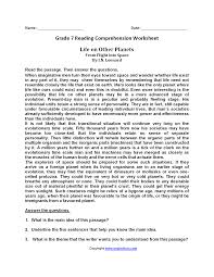 1st grade reading comprehension worksheets. Reading Worksheets Seventh Grade Reading Worksheets