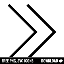 Free Double Right Arrow Png Svg Icon In 2021 Right Arrow Icon Arrow Icon