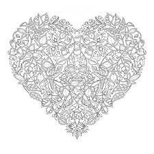 Printable Coloriages Cœur Coloriage Coeur Coloriage Livre De Couleur