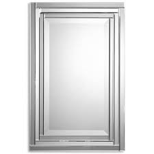 Shop for 60 inch frameless mirror online at target. Vanna Modern Classic Beveled Frameless Rectangular Wall Mirror Medium 21 W 40 W Kathy Kuo Home