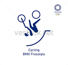 Bmx freestyle was added in the program for the first time and there will also be a return of madison events on the track that had been removed from the olympic program in 2008. Cycling Bmx Freestyle Pictogram Tokyo 2020 Olympics Pictograms Vector Vestock Bmx Freestyle 2020 Olympics Tokyo 2020