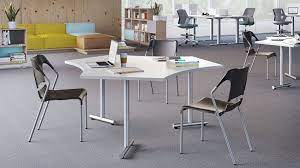 first office applause rectangle trapezoid square round curve conference group adjustable heights folding circ multipurpose table furniture commercial furniture