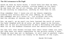 The Old Astronomer Sarah Williams The Old Astronomer Poetry Words Best Poems