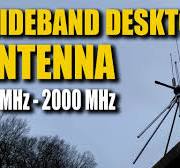Wideband Desktop Discone Antenna - 25 MHZ - 2000 MHz Coverage