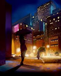 Phillipo Commissions Dm Me On Twitter City Drawing Night City Night Art