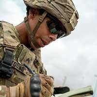 U.S. Army Sgt. Kaleb Young, assigned to the East Africa