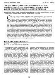 Full title of the paper your full name (as it appears on qualitative research paper. Translating Quantitative Methods For Qualitative Researchers The Case Of Selection Bias American Political Science Review Cambridge Core