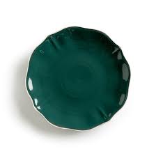 Lot 4 Assiettes Auguste Vert La Redoute Interieurs La Redoute