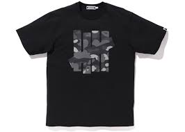 Bape X Undefeated 5 Strikes Tee Black