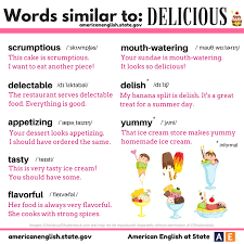 While biking, hydration is important, but even when you're. American English At State Today July 19 Is National Ice Cream Day To Celebrate Our Americanenglish Synonym Sunday Graphic Shows Adjectives Related To The Word Delicious All Of These Words Are