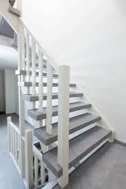 traprenovatie open trap betonlook trap ideeen verf trap open trap