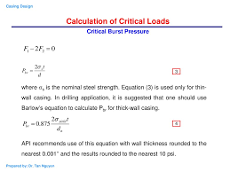 Chapter 2 Casing Design Calculations Of Loads On A Casing