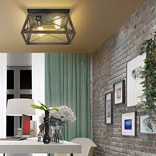 A wide variety of hall light fixtures options are available to you, such as lighting and circuitry. Flush Mount Ceiling Light Kingso Farmhouse Light Fixture With Ul Listed Kitchen Light Fixtures Ceiling For Dining Room Farmhouse Goals