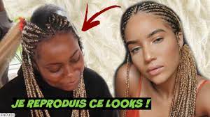 En effet, les tresses afro sont tissées de façon plutôt compacte et multipliées des dizaines de fois. Comment Faire Des Nattes Collees Avec Rajouts Youtube