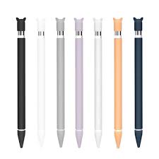 Cat Ear Silicone Cover Case Skin For Apple Ipad Pencil 1st Generation In 2020 Apple Pen Apple Pencil Case Pencil For Ipad