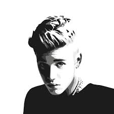 Justin Bieber Drawing Art Illustration Canvas Print Justin Bieber Sketch Justin Bieber Art