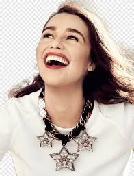 Her father was working on a theatre production of show boat and her mother took her along to the performance. Emilia Clarke Emilia Clarke Smiling While Looking Up Png Pngegg