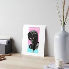 Tons of awesome sad aesthetic wallpapers to download for free. So Sad Aesthetic Vaporwave Ancient Greek Statue Sad Face Design Art Print By D C Designs Redbubble