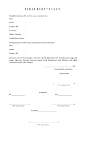 Sementara bagi pihak penerima, surat pernyataan ini bisa menjadi bukti kuat atau ibarat perjanjian tulis yang menjadi dasar permintaan pertanggungjawaban dari pihak pembuat. Surat Pernyataan Pertanggungjawaban