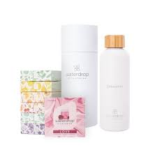 Les Cubes Effervescents Waterdrop Bouteille Eau Plate Coffret