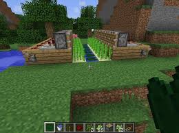 How To Make Automatic Sugarcane Collecter Minecraft Farm Minecraft Architecture Minecraft Blueprints