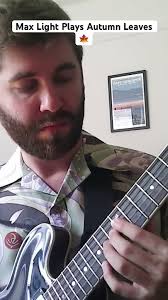 Max Light Plays Autumn Leaves 🍁 #guitar #jazzguitar #shorts #autumnleaves  #guitarlesson