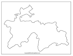 Check spelling or type a new query. Printable Blank Map Of Tajikistan Outline Transparent Png Map