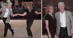 Couple Shows Off Their Silky Smooth Dance Moves And Creates Absolute Magic On The Floor Including a head to toe sparkle costume by jackie. their silky smooth dance moves