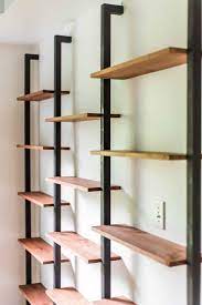 Diy floating shelves for an empty wall space. One Room Challenge Week 4 Diy Wall Shelving Bar Wall Place Of My Taste
