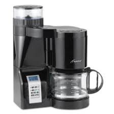 The slow burr grinding of this digital coffeemaker imparts minimal heat thereby preserving aroma. Commercial Coffee Makers That Serve Good Coffee To Me Would Be Capresso