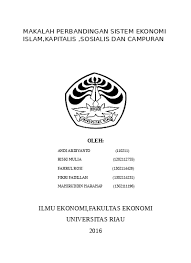 Quipperian, kamu pasti pernah disuruh membuat karya ilmiah atau jurnal kan di sekolah? Makalah Sistem Ekonomi Campuran 2