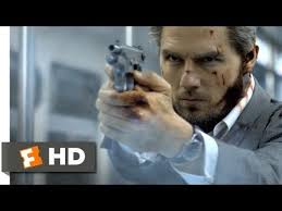 In Collateral (2004) Tom Cruise's Vincent loses his final battle because he  does a mozambique pattern (two in the chest, one in the head) as he does  all the time, but hit the door instead of Max. He ...