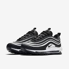 Nike Air Max 97 Black White Grailify Sneaker Releases Nike Air Max 97 Nike Air Max Black Nike Shoes