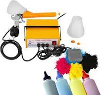 Mini pulverizadores de pintura,Máquina de pulverización electrostática de 5  engranajes,Pistola de recubrimiento en polvo portátil, Kits de equipos de  ...