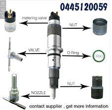 Bosch System Fuel Injector 0445120059 Komatsu 200 8 Cummins Qsb67 Cummins And Cdc Please Contact Below Ms Beauty Bai Custom Common Rail Engine Repair Nozzle