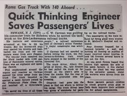 Rome News Tribune Rome Ga Jan 8 1963 Charles William Carman Railroad Engineer Carman Family History Ancestry Genealogy New Carman Quick Thinking Saving Lives
