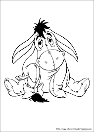 Top printable disney coloring sheets. Eeyore Coloring Pages Educational Fun Kids Coloring Pages And Preschool Skills Worksheets