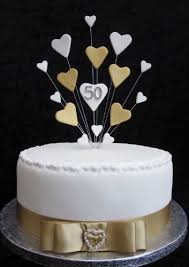 Maybe you would like to learn more about one of these? Karen S Cake Toppers Decorazione Per Torta Per 50 Anni Di Matrimonio Compleanno Diametro 20 Cm