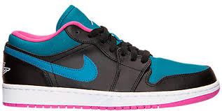 Pink Black White Jordan 1 Low Jordan 1 Low South Beach In Black White Tropical Teal Fusion Pink Modesens Jordan 1 Low Jordan 1 Jordans
