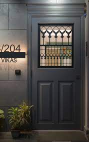 A Pastel Perfect Apartment Dress Your Home Front Door Design Wood Entrance Door Design Door Gate Design