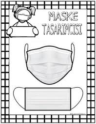 Maske Boyama Tasarim Egitim Evde Egitim Okul Oncesi Sinifi