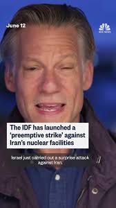 The Israeli military has begun airstrikes against #Iran. The strikes were  aimed at “Iran’s main enrichment facility” and scientists working