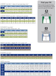 white swan size chart